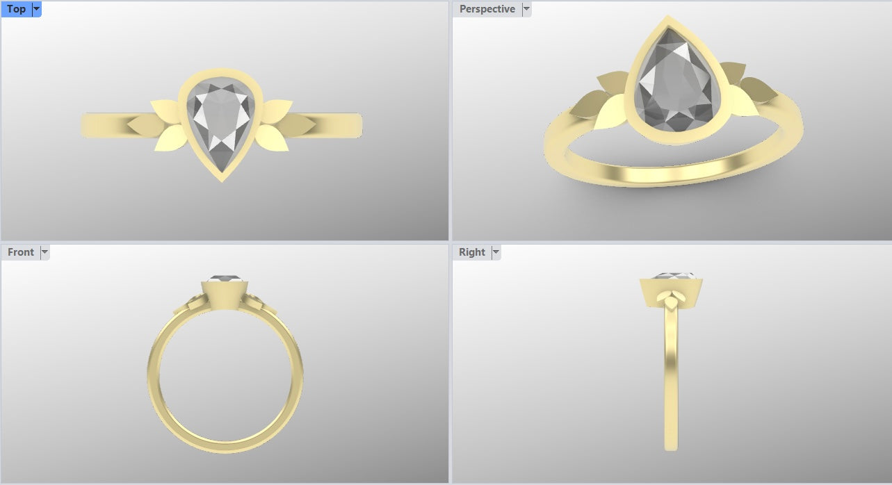 The Norine Accented Ring