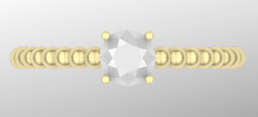 The Faye Solitaire Ring