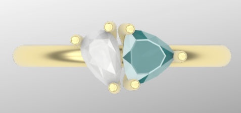 The Anne Toi et Moi Ring